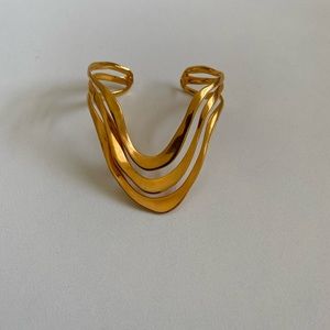 Alexis Bittar gold bracelet